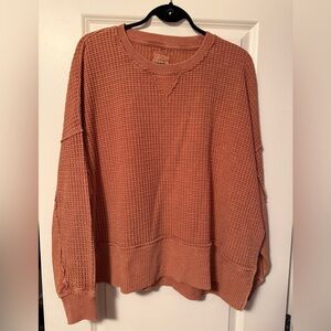 American Eagle Outfitters Waffle Oversized Sweater